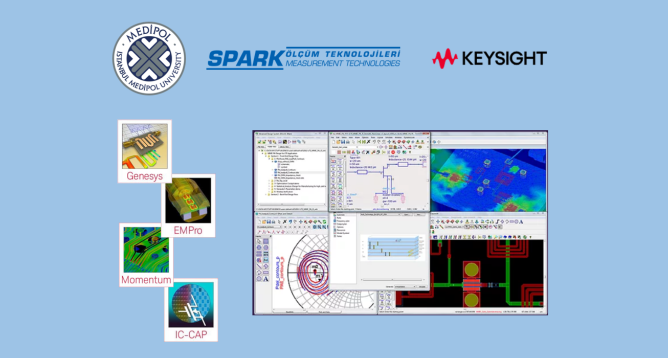 Several Keysight PathWave Design Software, with a market value of 30+ million USD, have become available to all Istanbul Medipol University students
