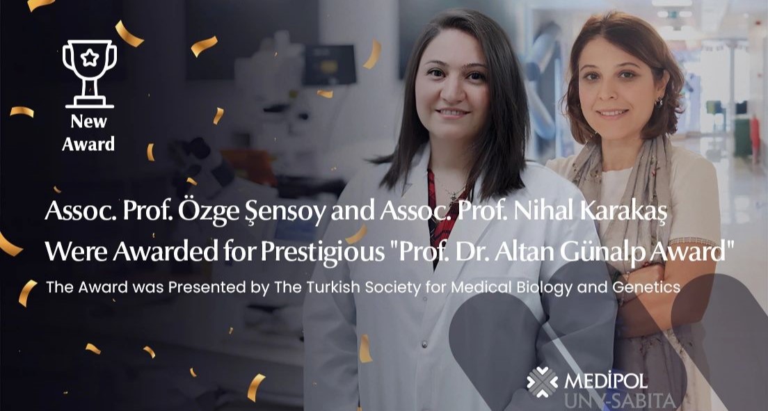 Assoc. Prof. Özge Şensoy was Awarded the Prestigious “Prof. Dr. Altan Günalp Award”