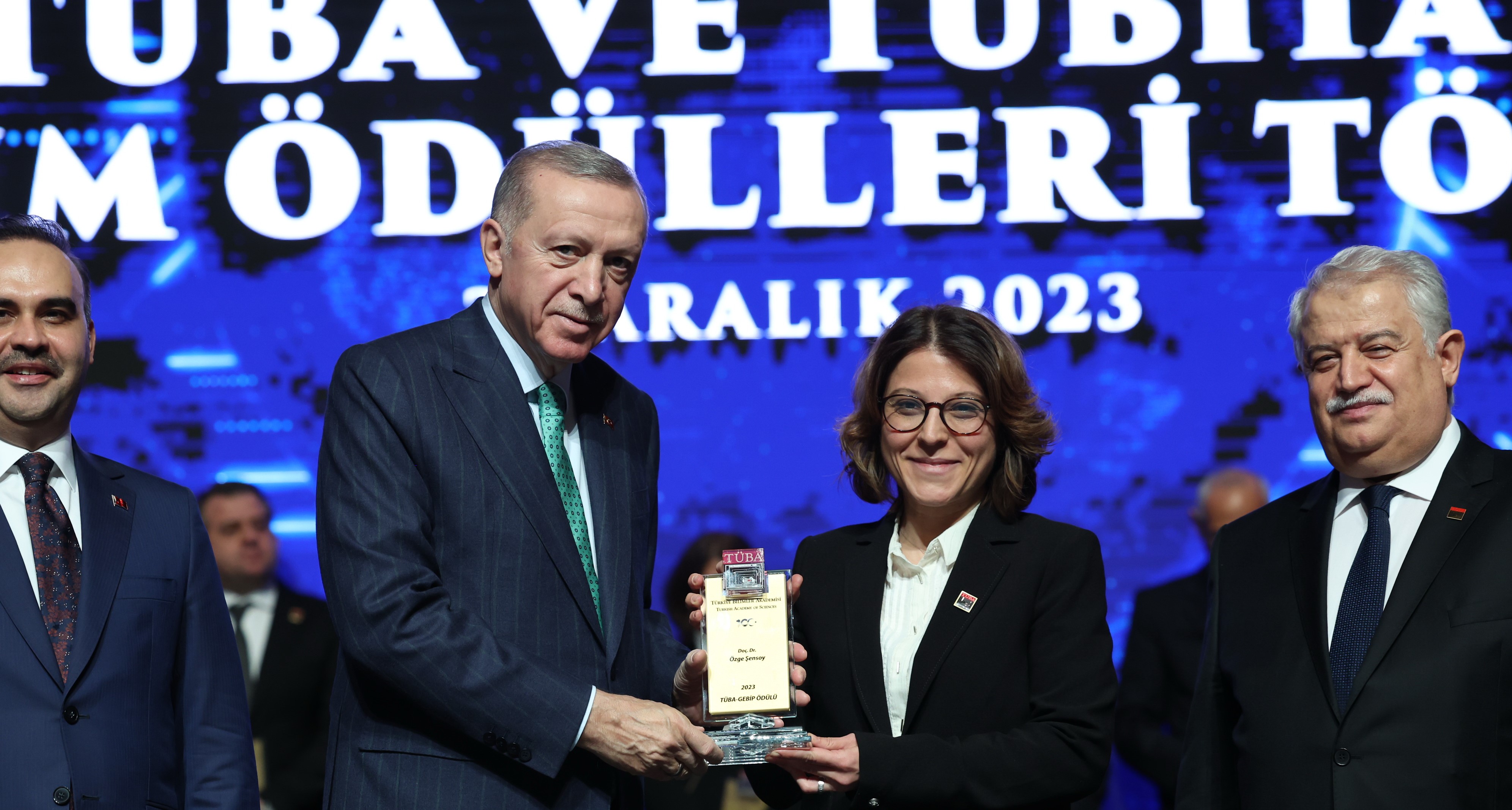 Dr. Şensoy was honored with the TÜBA-GEBİP Award